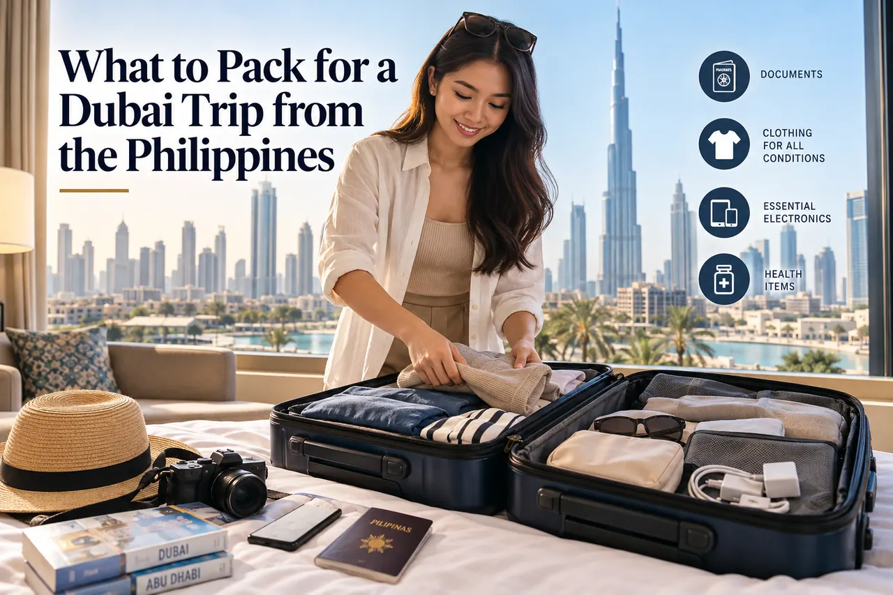 What to Pack for a Dubai Trip from the Philippines